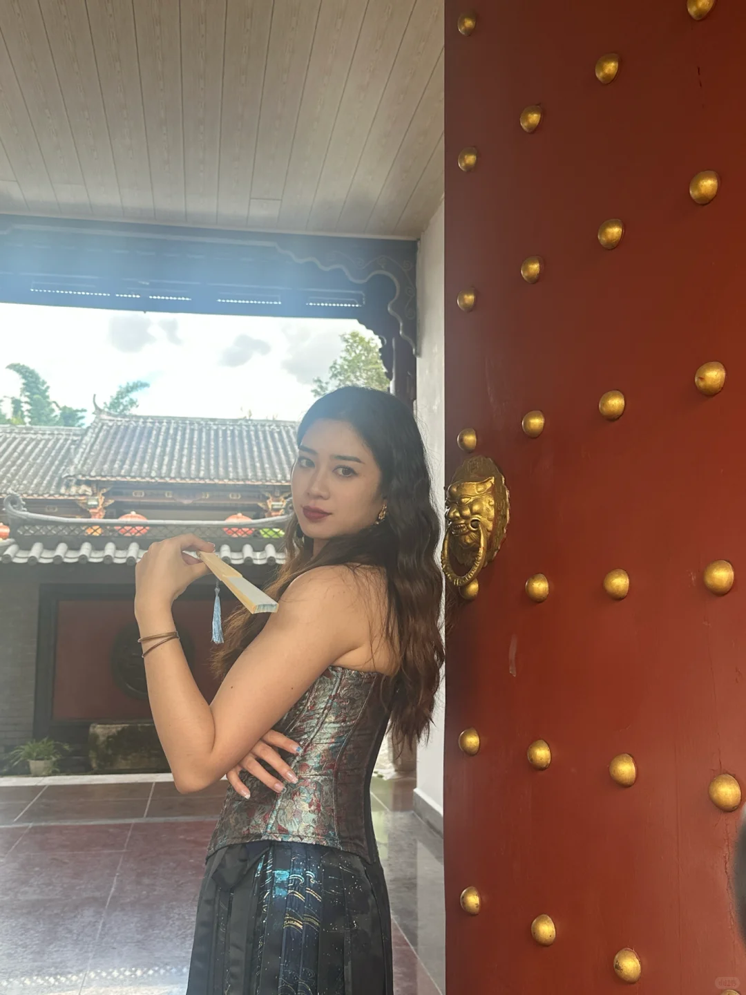 鱼骨胸衣搭马面终于也让我穿上了