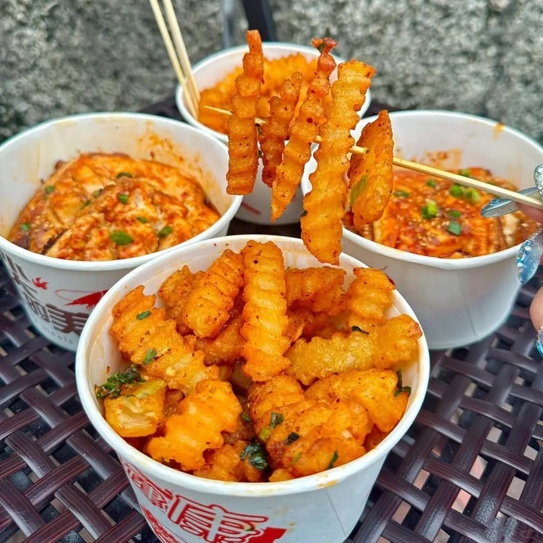 锅巴狼牙土豆甜辣香辣麻辣不辣技术配方