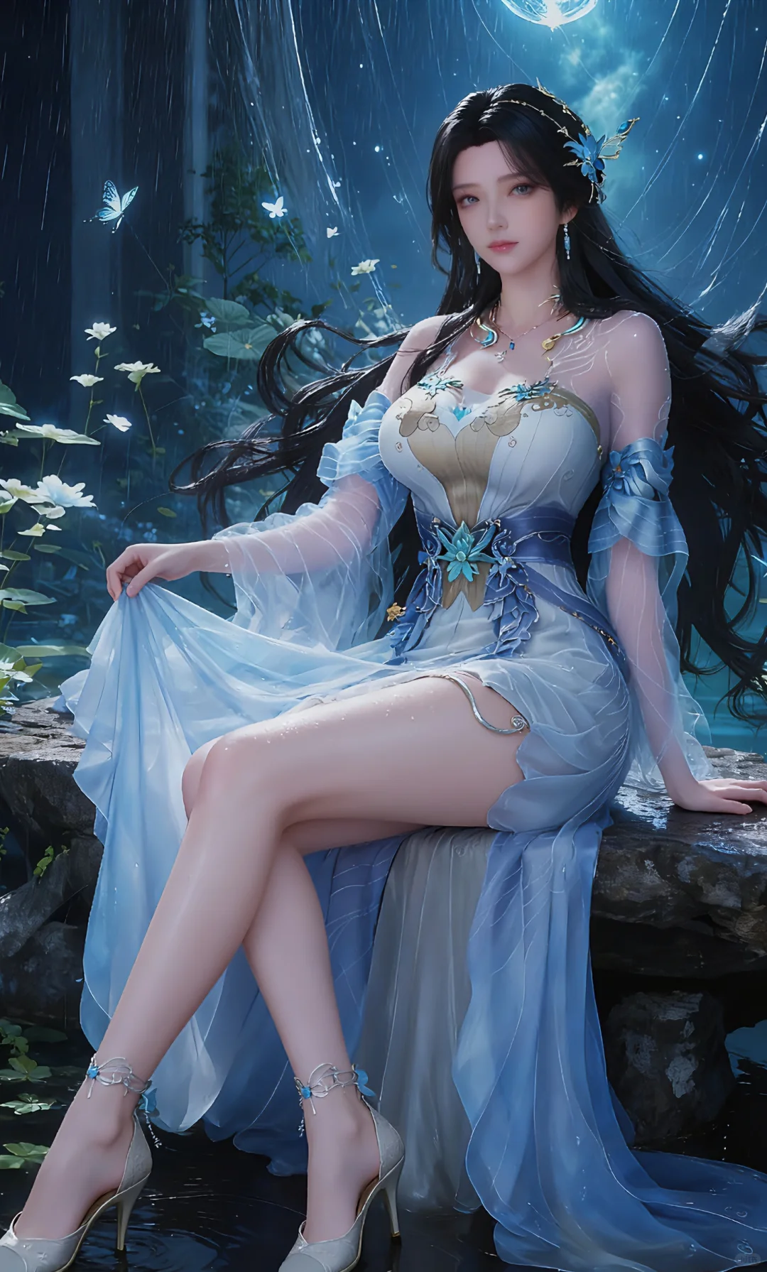 国漫女神绘画壁纸、安妙依篇！