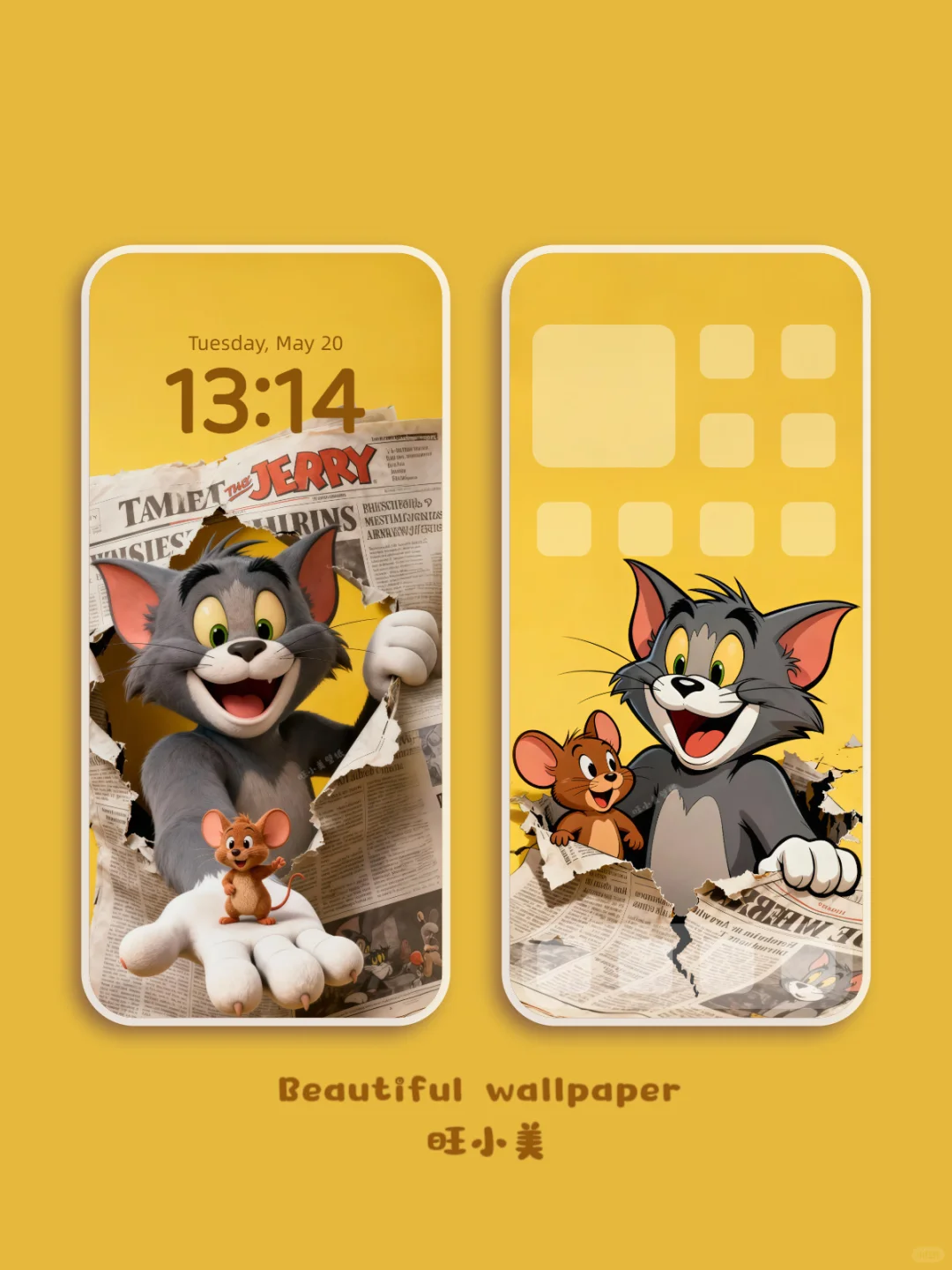 105:汤姆与杰瑞🧀手机壁纸