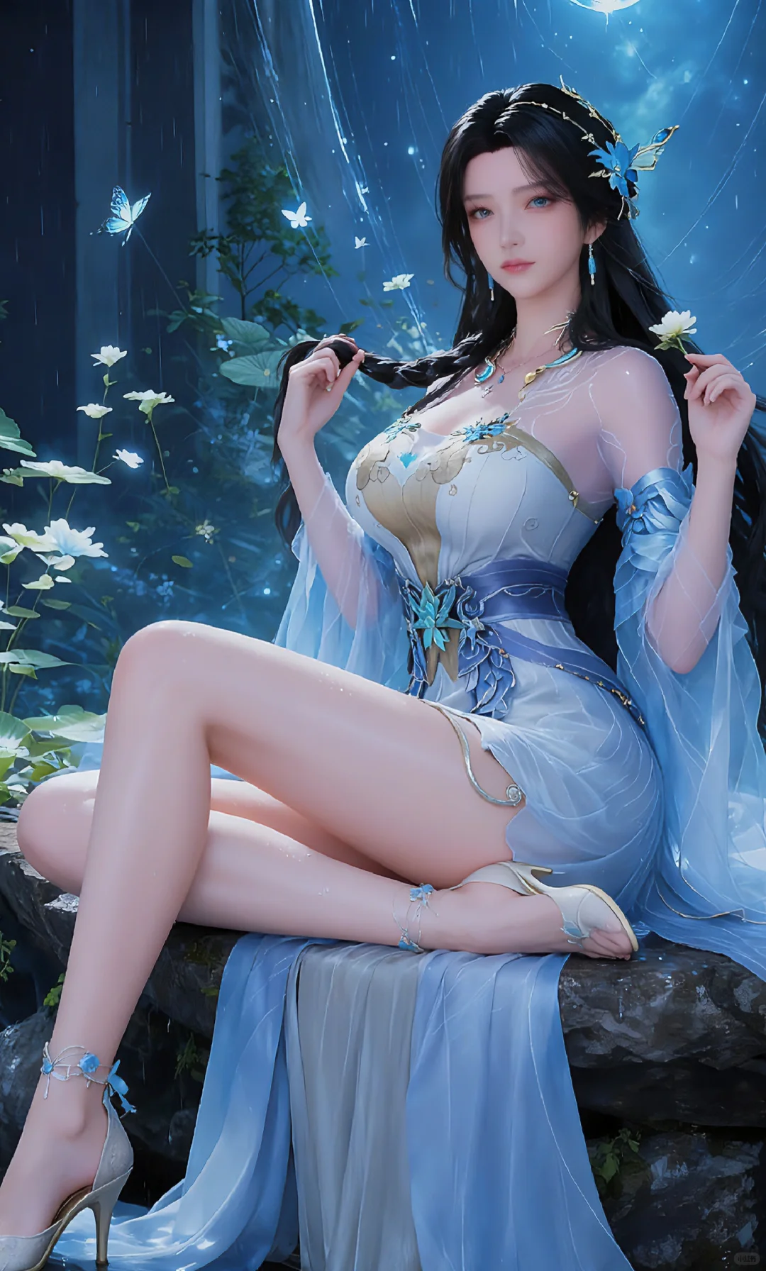 国漫女神绘画壁纸、安妙依篇！