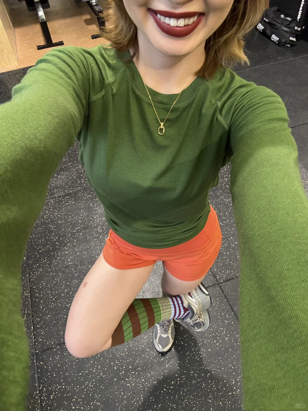 五颜六色的绿色💚健身穿搭合集