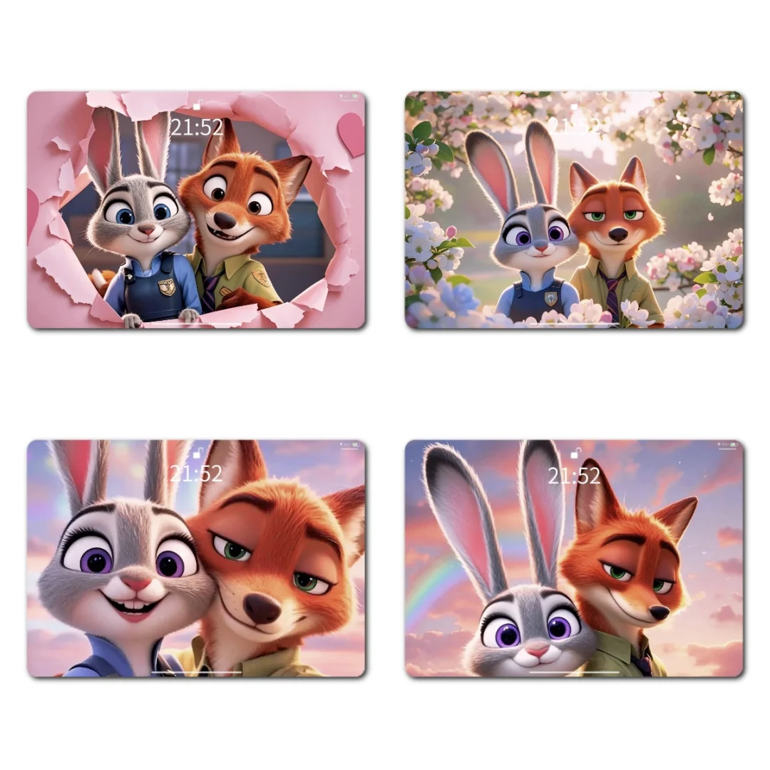 ipad壁纸｜🦊🐰▸下一站：疯狂动物城！