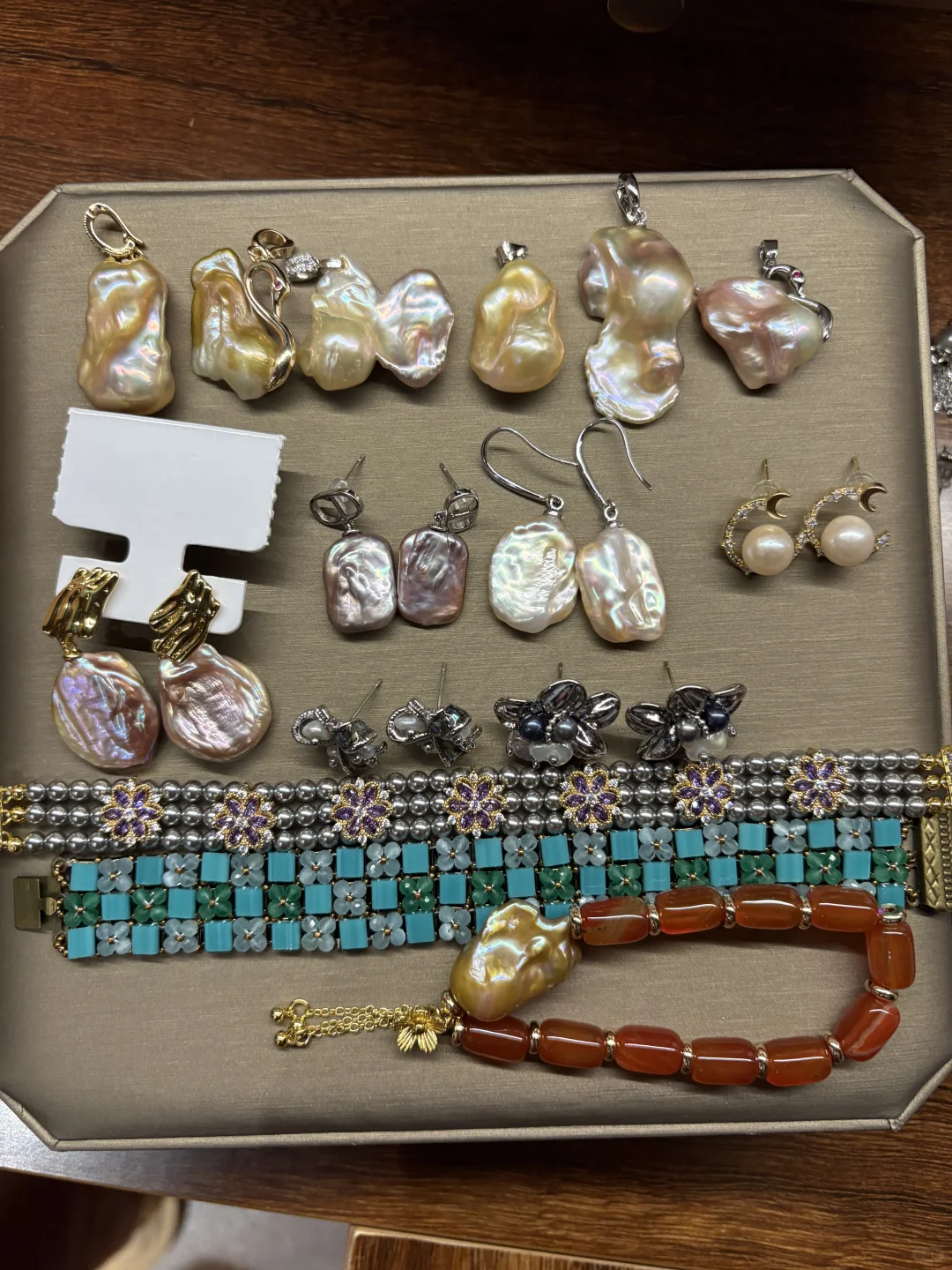 50一件三件包邮出闲置天然淡水珍珠巴洛克饰