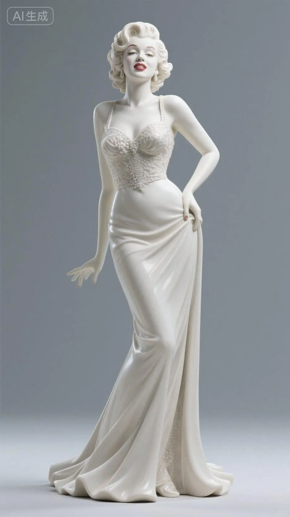 ai设计玛丽莲梦露的雕像，性感的代名词