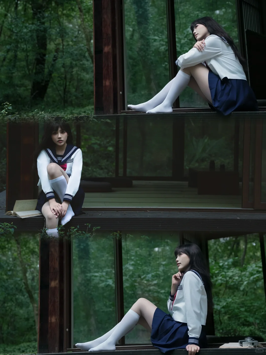 森林里穿jk谁拍谁好看！