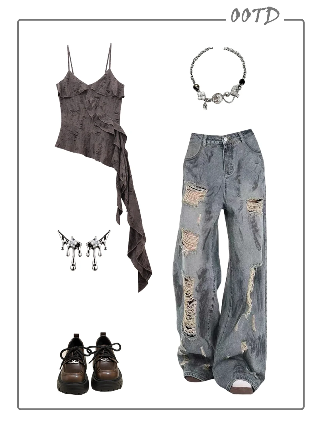 穿搭日记 | 时髦甜辣风穿搭灵感分享