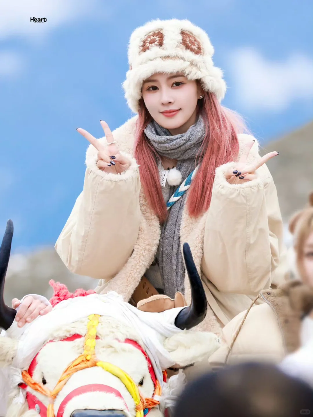 白鹿跑男4套造型，像少女漫一样可爱的女鹅