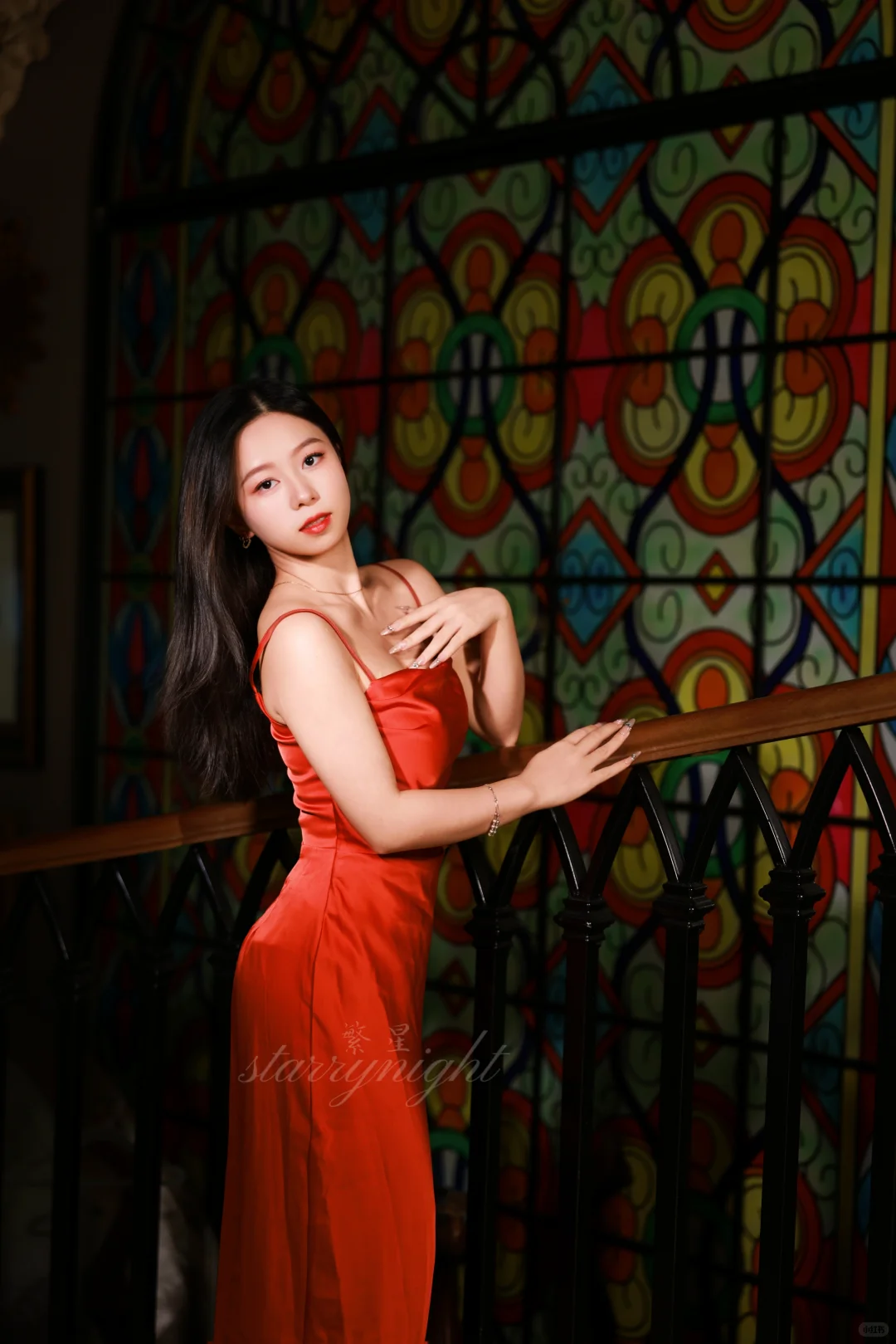 就像一朵盛开的红色玫瑰🌹