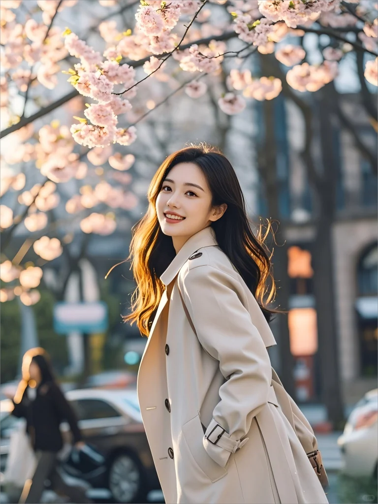 春天的第一套AI街拍