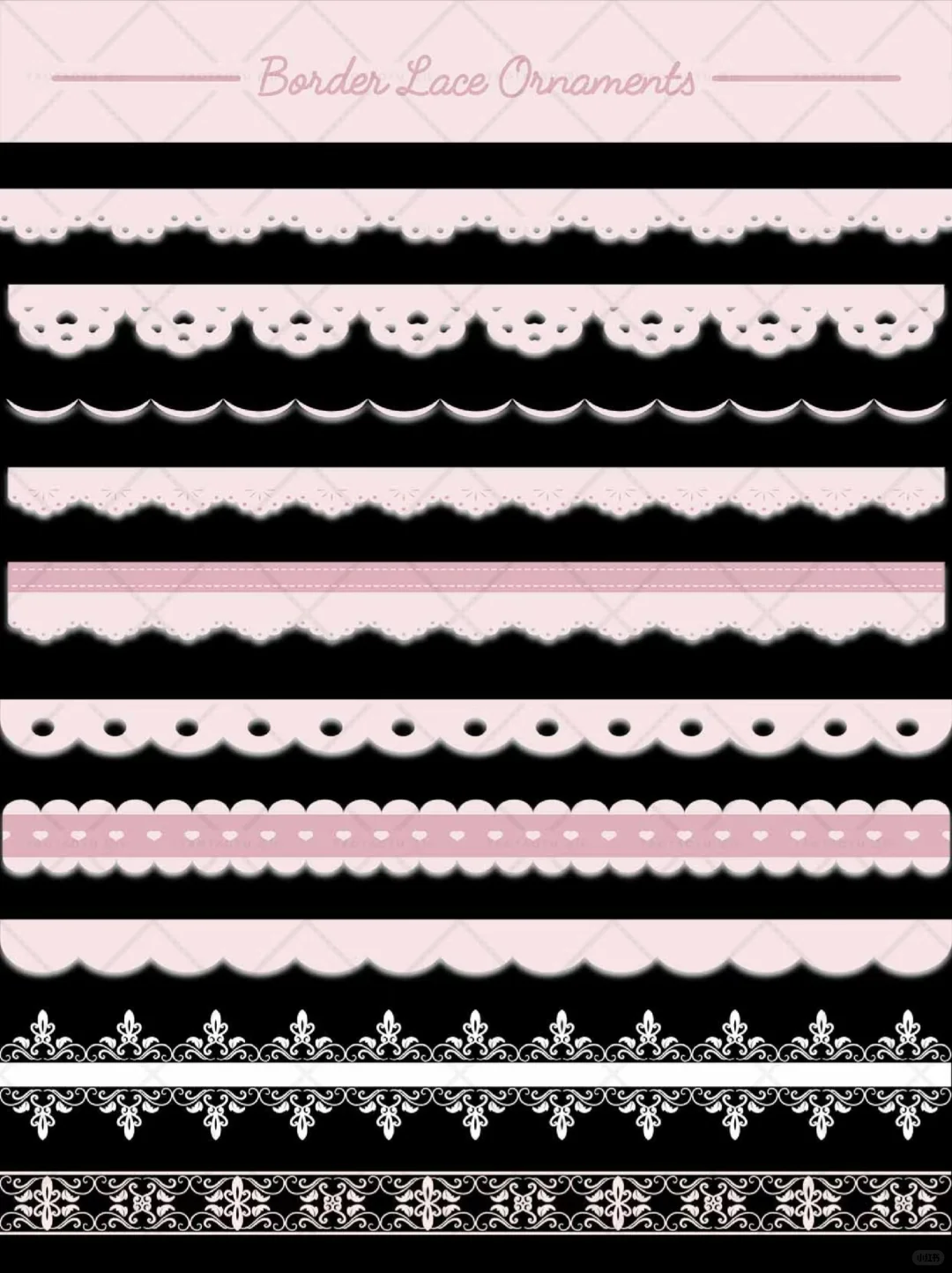 12蕾丝花边素材png