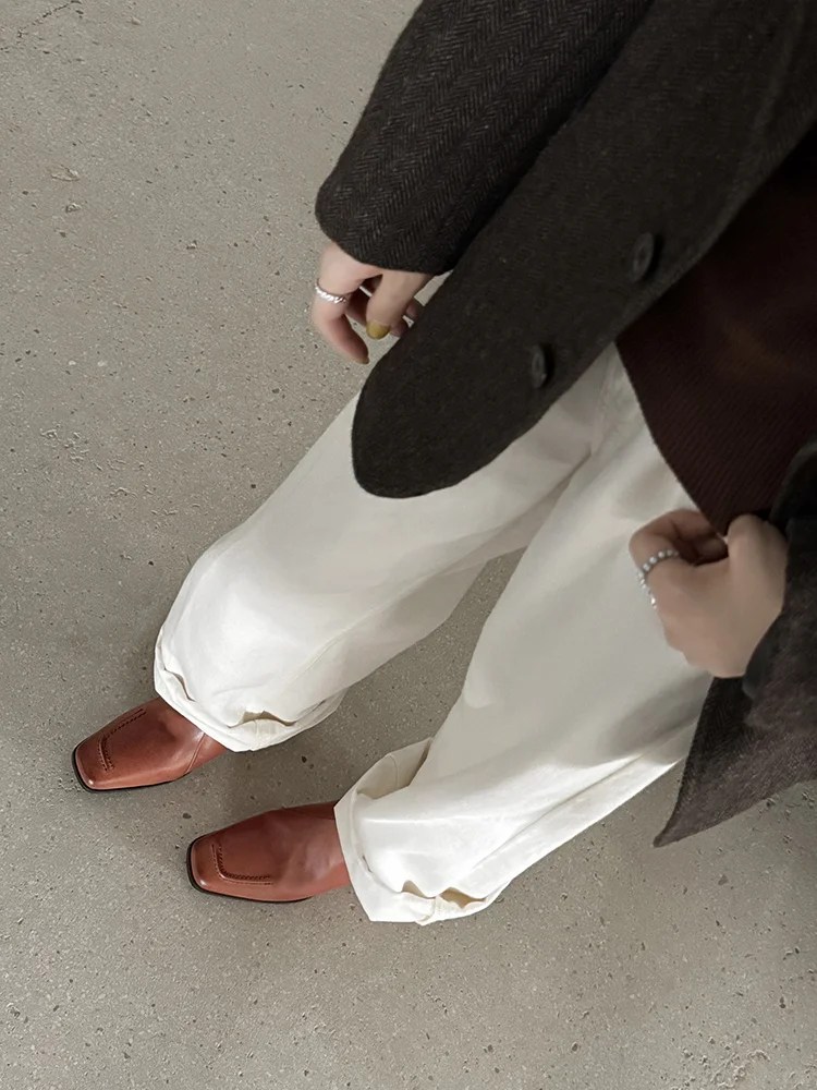 🍂复古粗跟靴子，通勤也能美美哒！