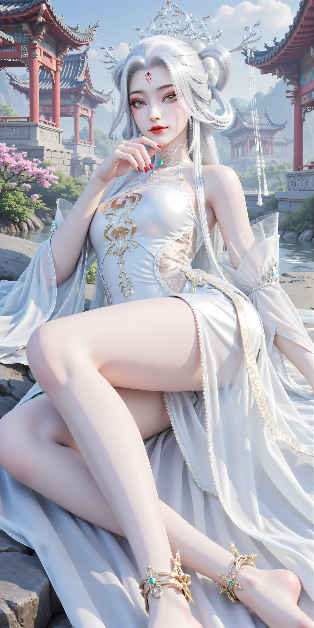 白色系T0级女神，诛仙小白