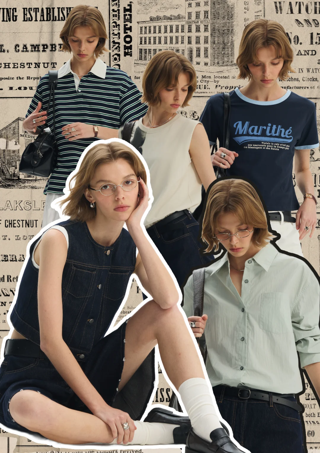 “电影感穿搭”🎨美式复古穿搭Bazaarred