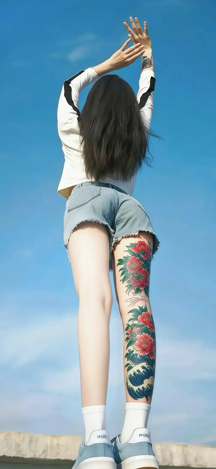 𝙎𝙝𝙖𝙧𝙚辣妹壁纸｜纹身辣妹