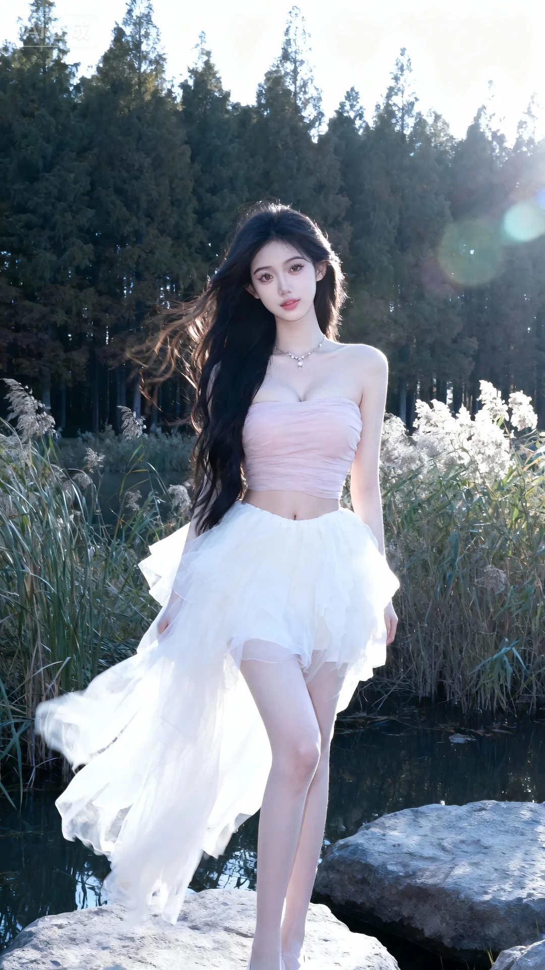 误入人间仙女，美得不可方物～