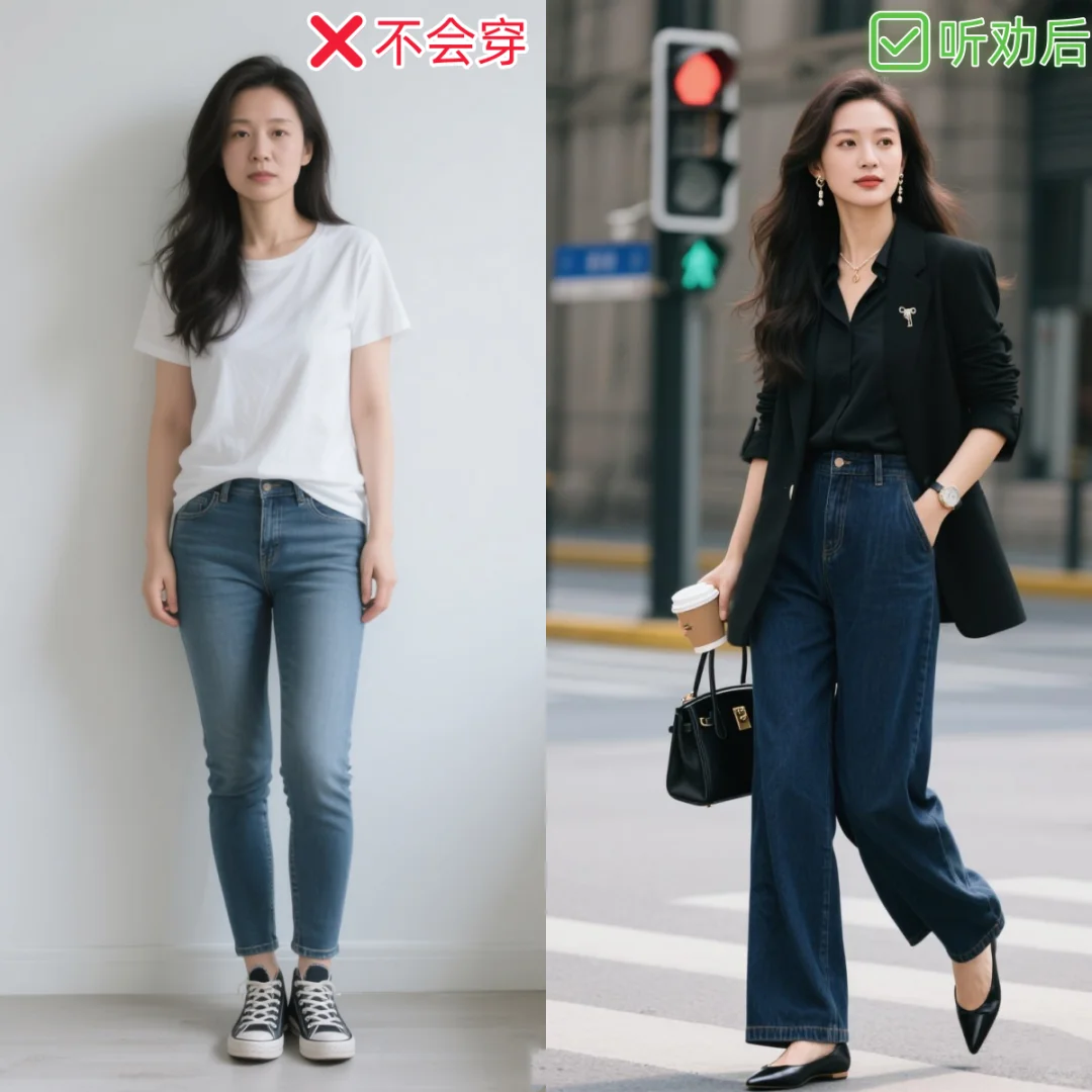 听劝前 vs 后对比～都太适合上班了🍀