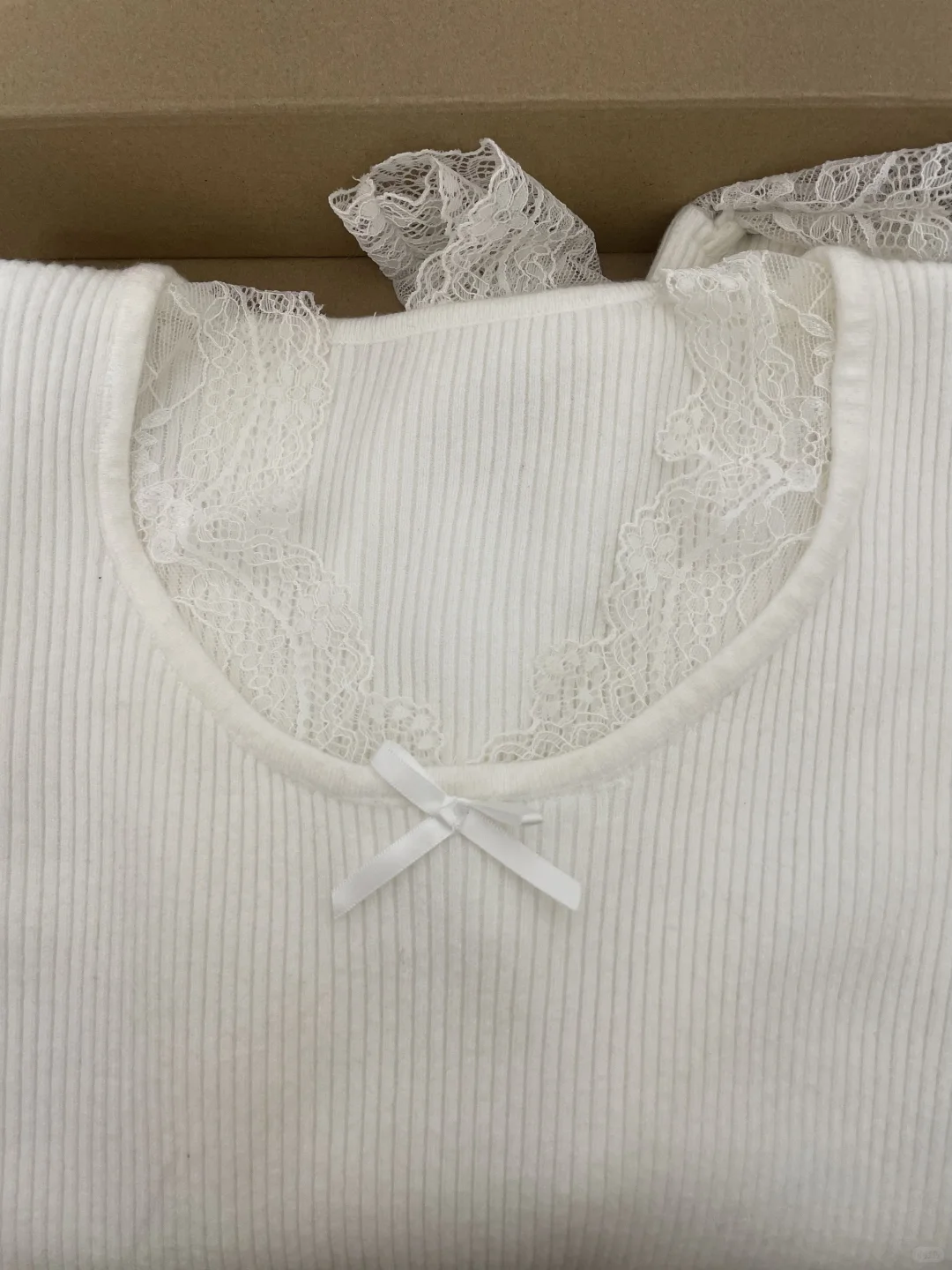 秋冬内搭🌟bm蕾丝打底衫又纯又欲！