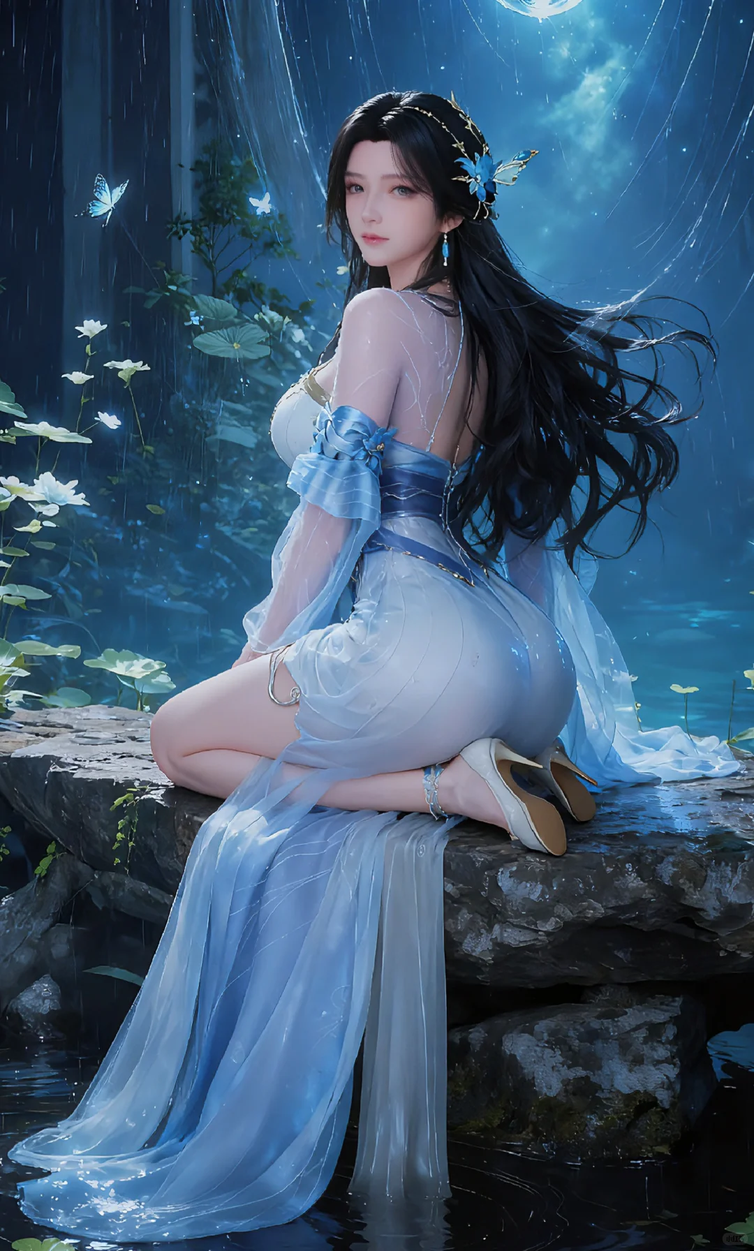 国漫女神绘画壁纸、安妙依篇！