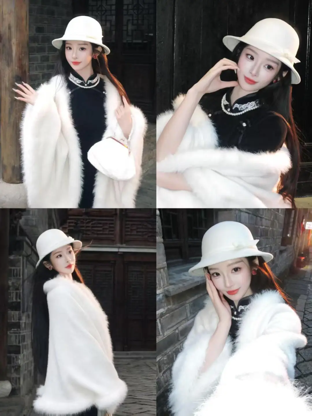 上海豫园❗️最出圈9组秋冬旗袍合集🔥