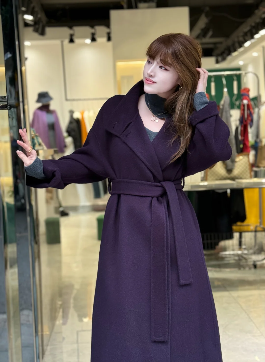 💜千挑万选的大衣真的绝美～