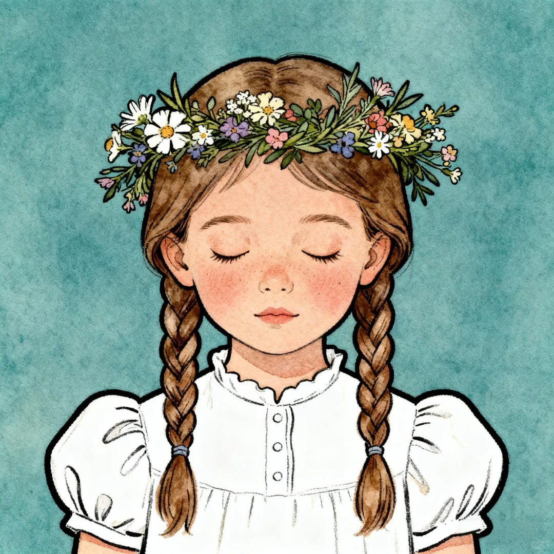 可爱复古头像｜女孩子的小小心思