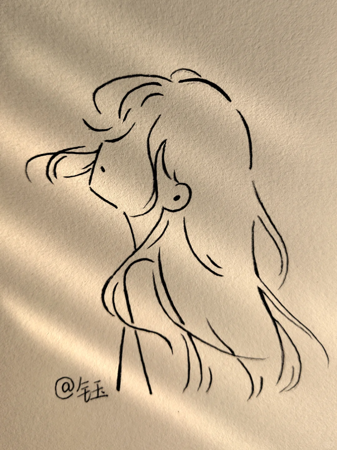 简笔画：今天这个线条太喜欢了～🫰🏻