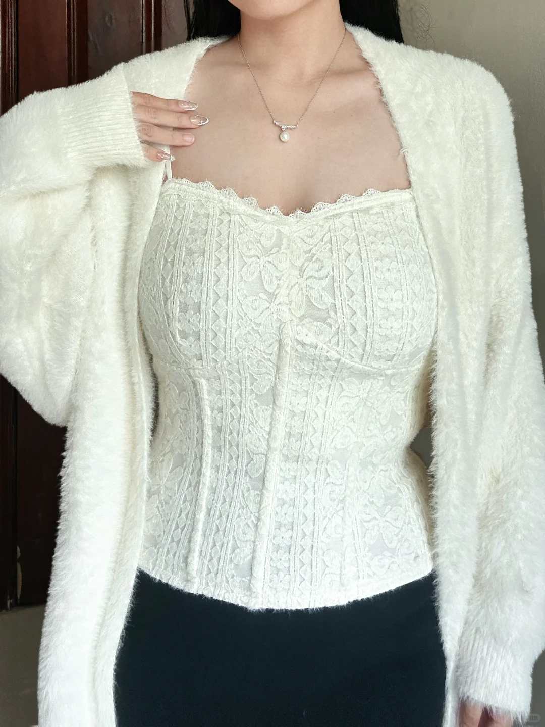 微胖秋冬穿搭｜周白子新品-发热鱼骨吊带