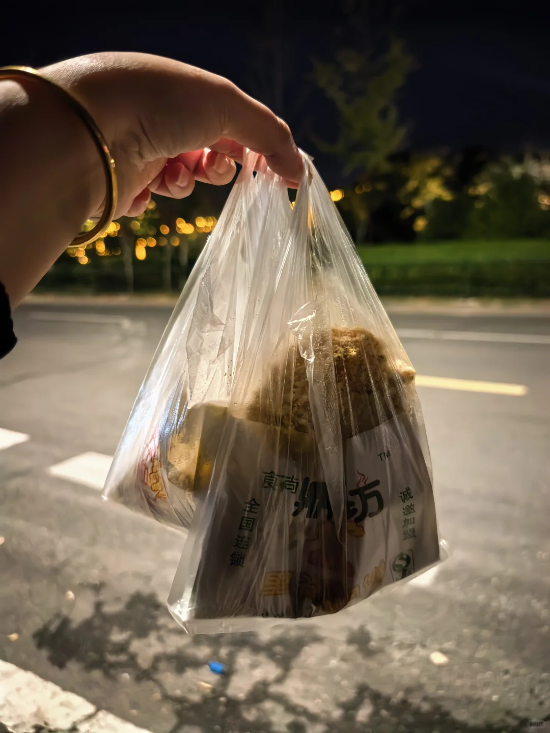 终于见到鸡排主理人啦～😛