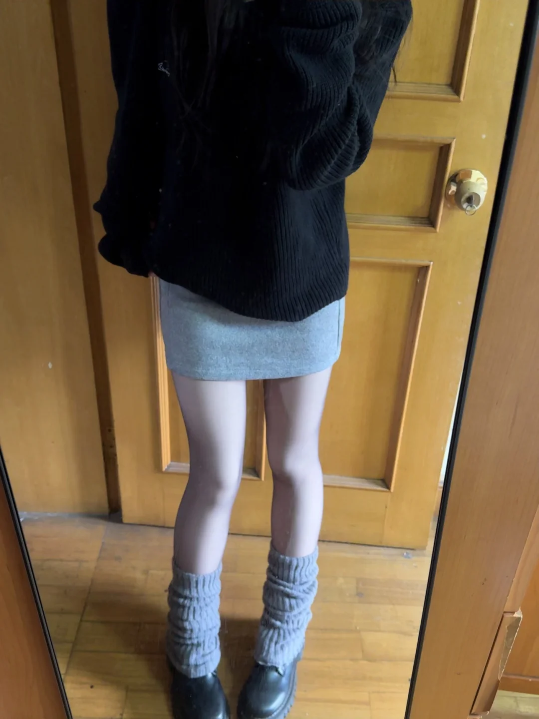 超级自然的加绒黑丝！