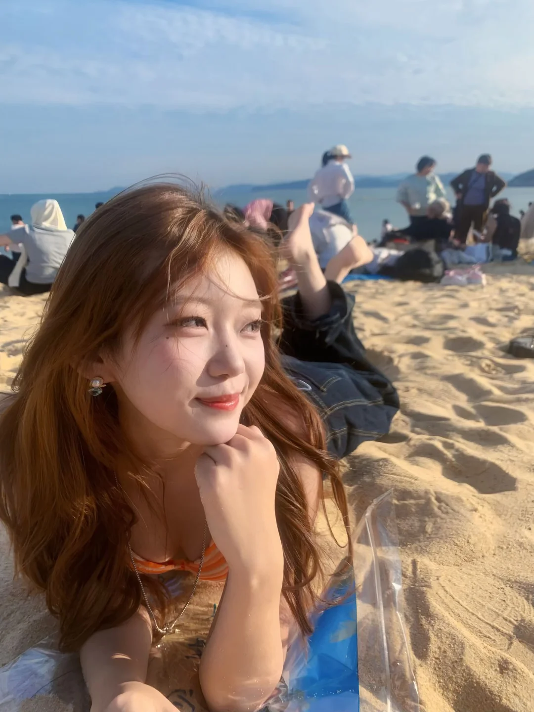 海边的自由生命力～是泳衣给的！🏝️🌊🫧👙