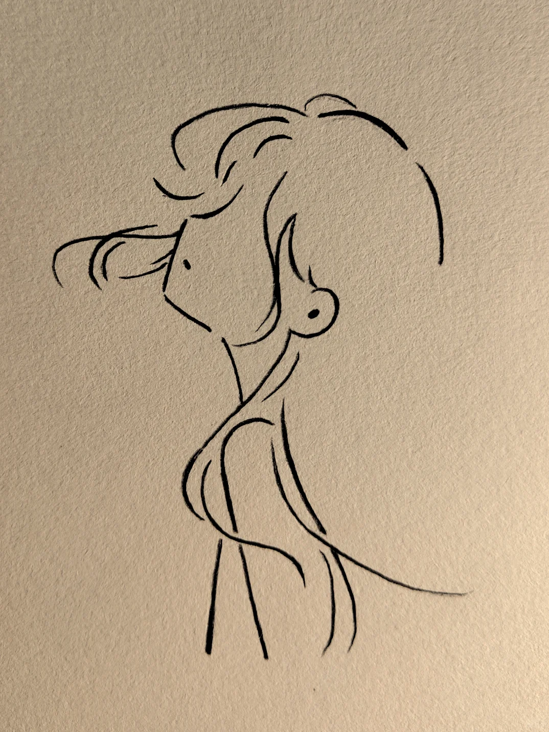 简笔画：今天这个线条太喜欢了～🫰🏻