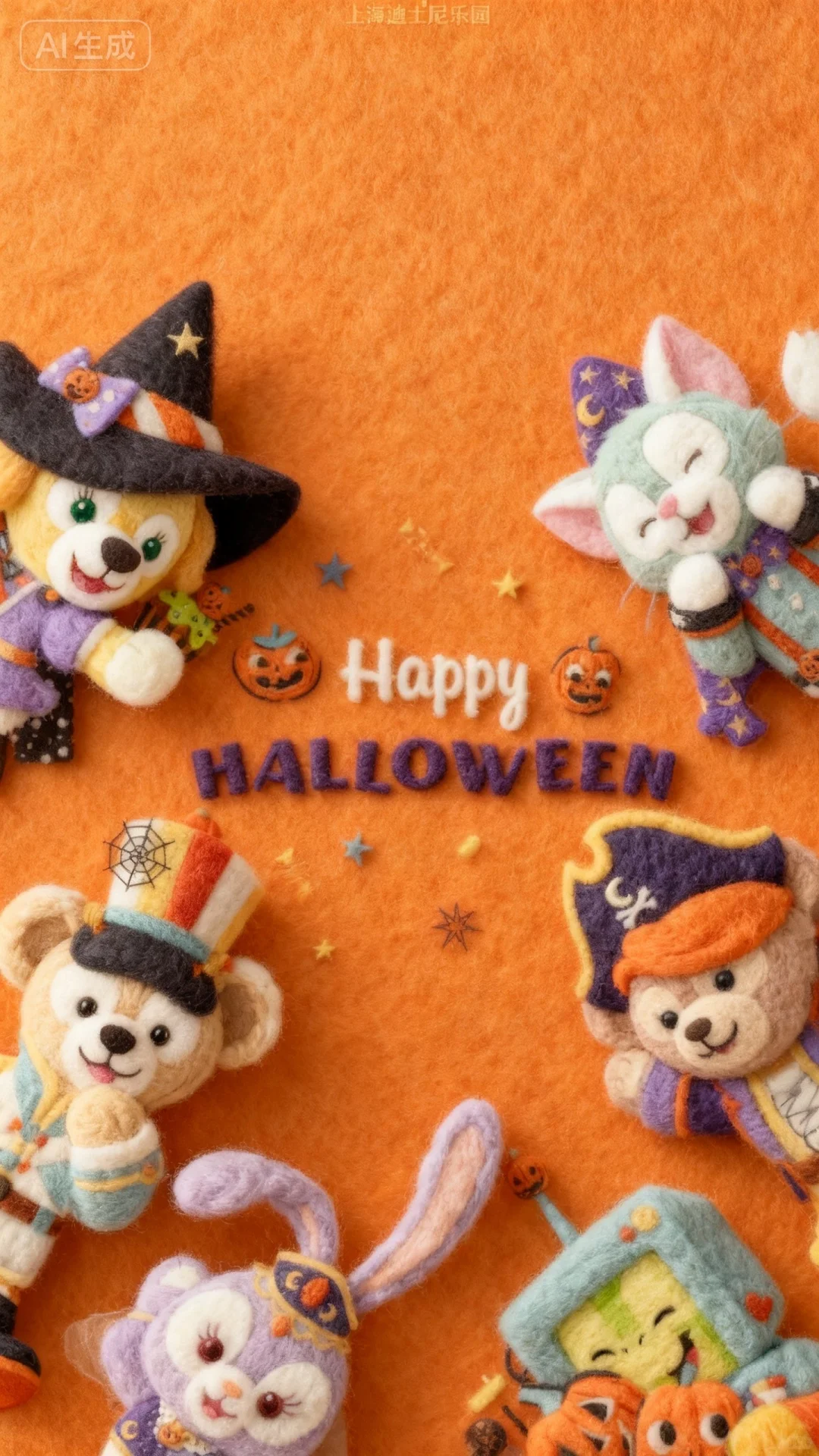 迪士尼毛绒壁纸第二弹 好温暖哦