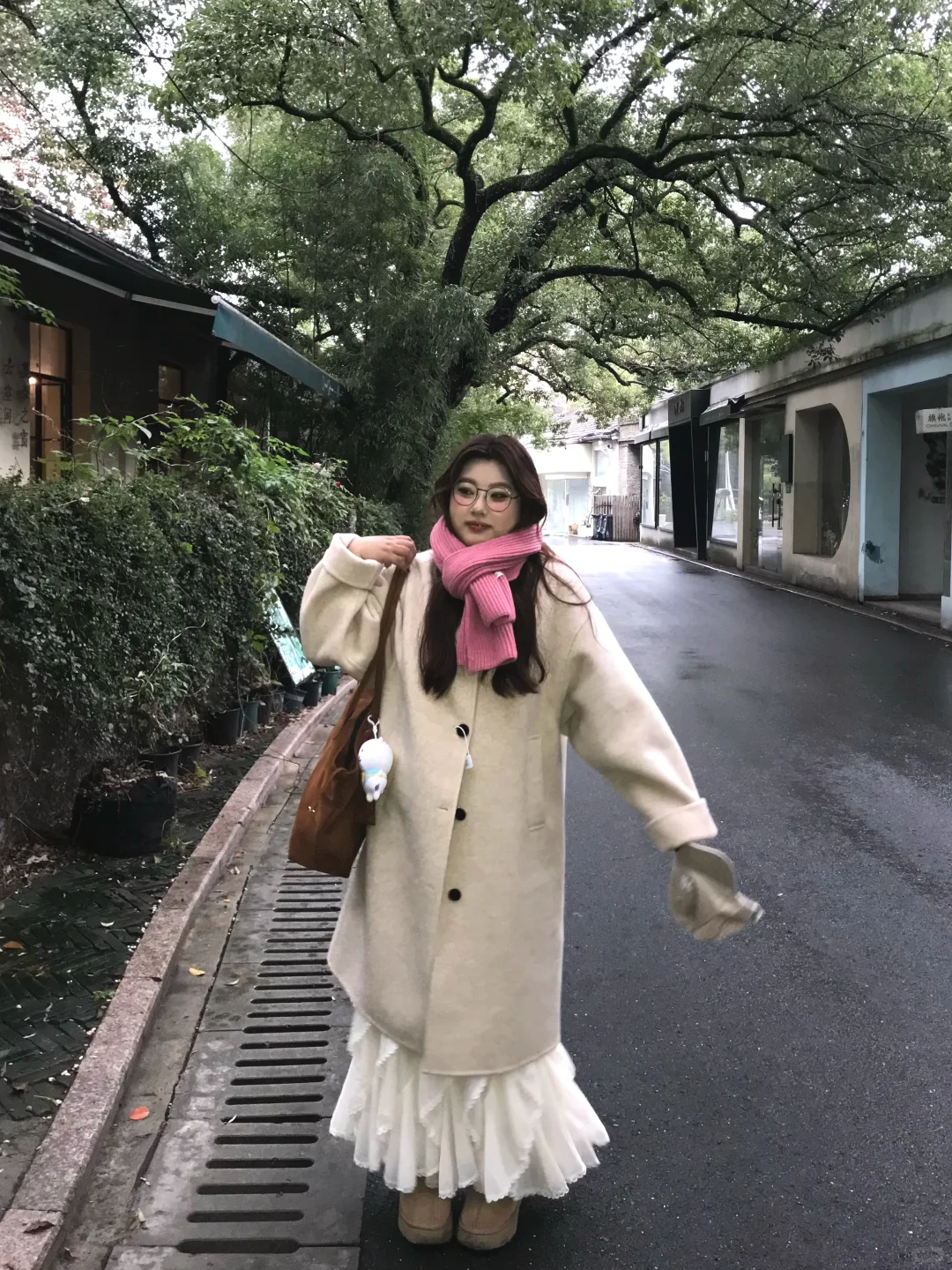 145斤|秋冬才是微胖的主战场！大衣好韩！