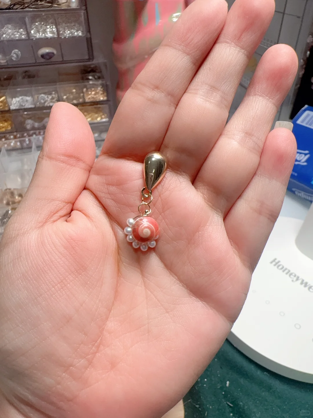 最近又沉迷了 入手作天然彩宝珍珠饰品坑