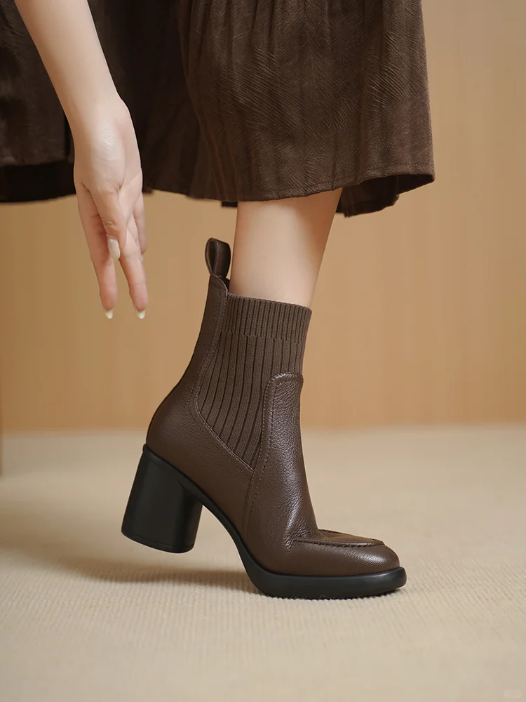 👢复古棕靴上线！显瘦又百搭