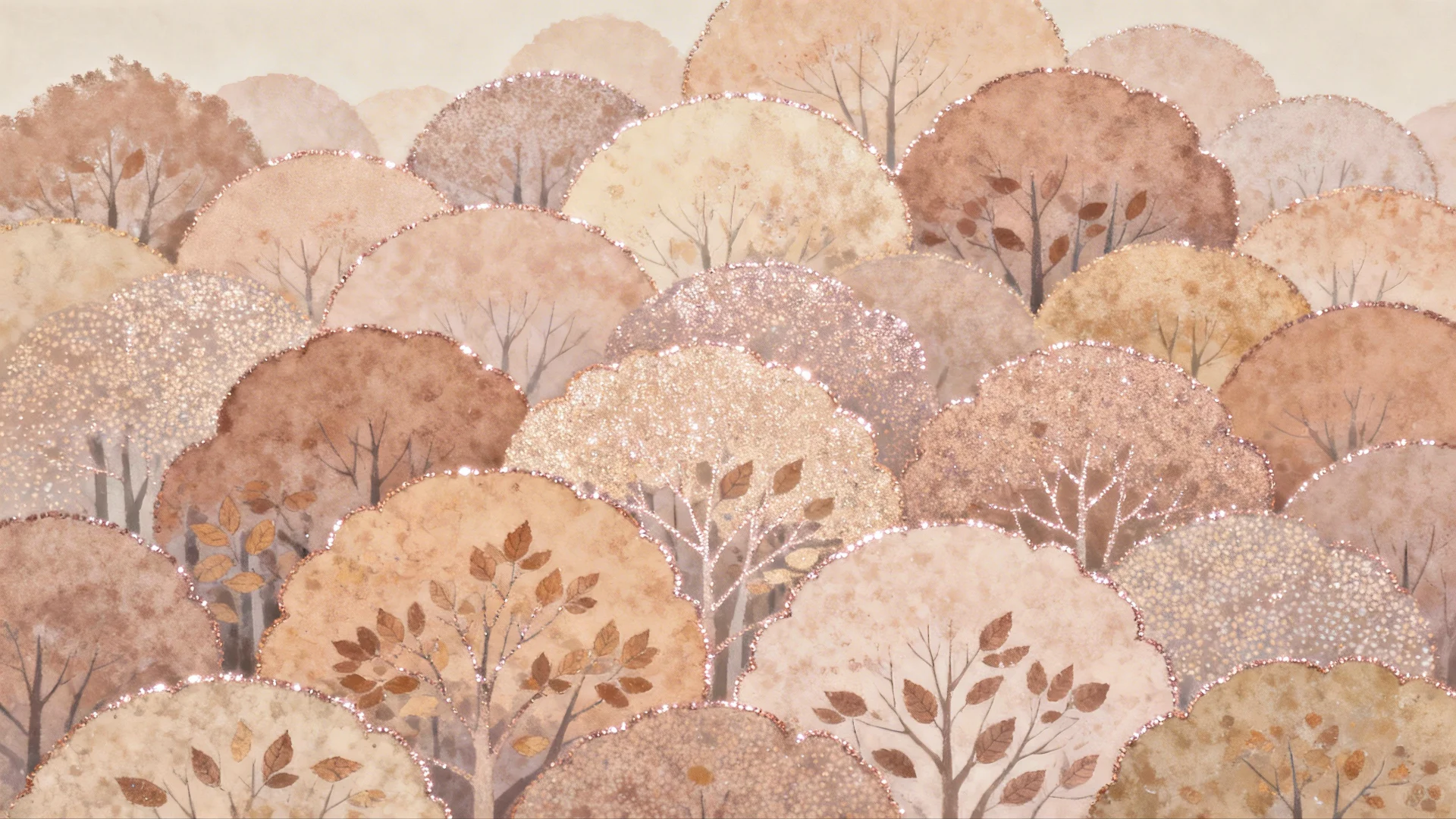 秋天的树，童话般的壁纸，太治愈了！