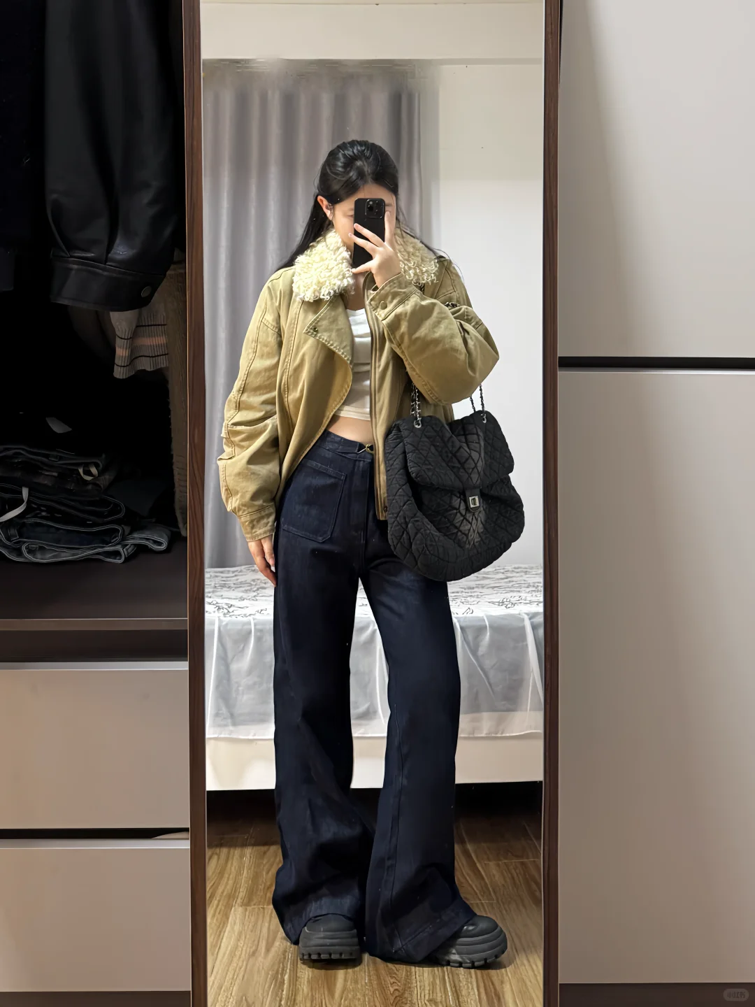 163|115斤 微胖大胆穿！飞行夹克真的好帅！