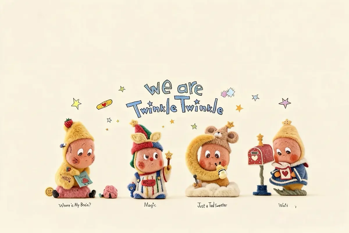 星星人 冬日 毛绒绒 ipad 壁纸 存图