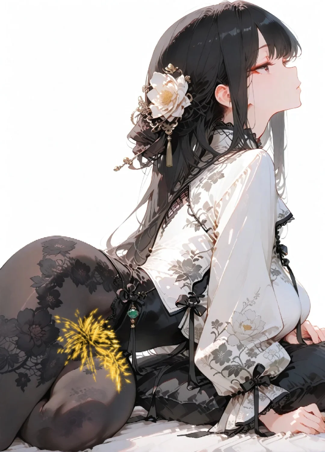 壁纸！！黑丝……大花……才是归宿……！