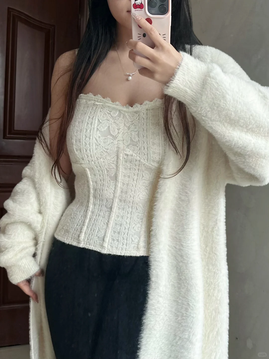 微胖秋冬穿搭｜周白子新品-发热鱼骨吊带