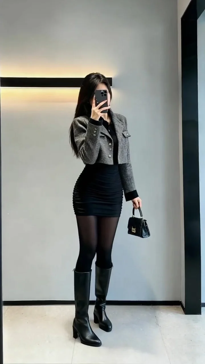 左滑❗️❗️看包臀裙上身效果