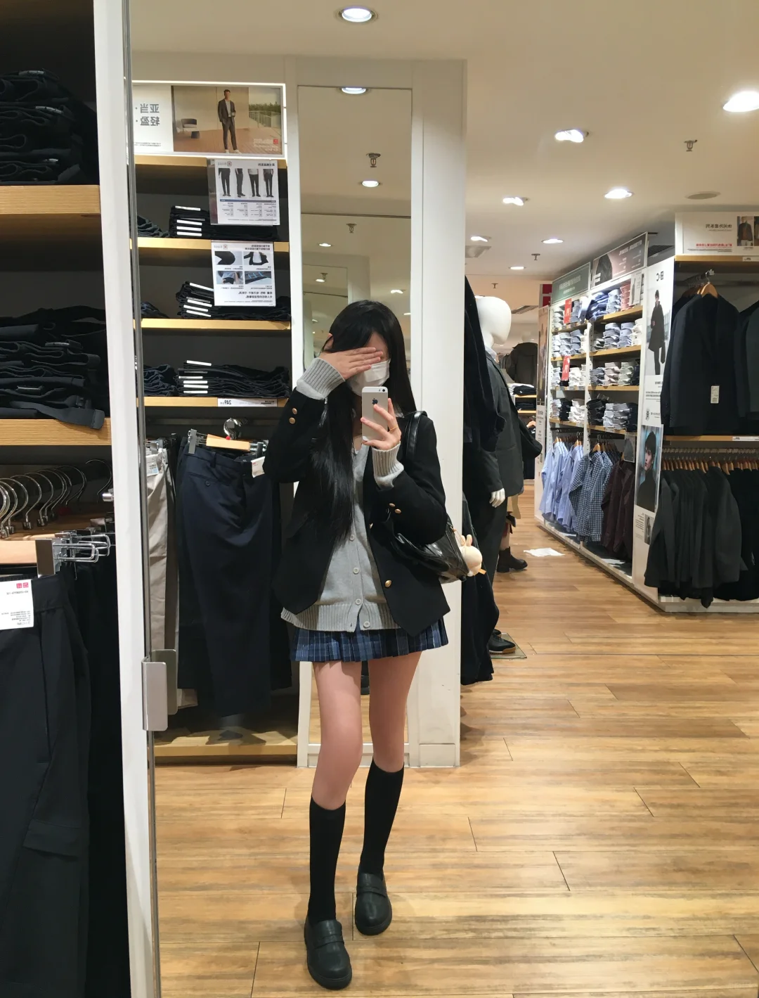 不愧是jk 我这种屌丝穿上都好看