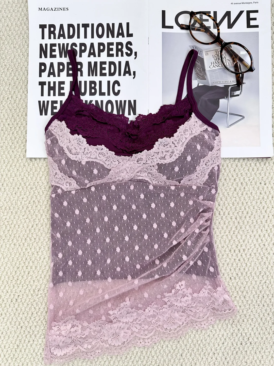 嗲精专属！这件蕾丝吊带是把温柔刻进DNA