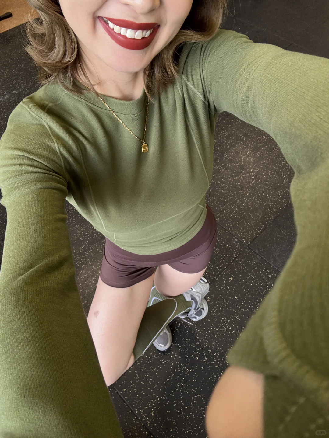 五颜六色的绿色💚健身穿搭合集