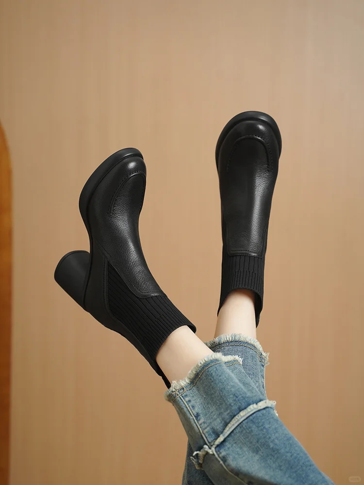 👢复古棕靴上线！显瘦又百搭