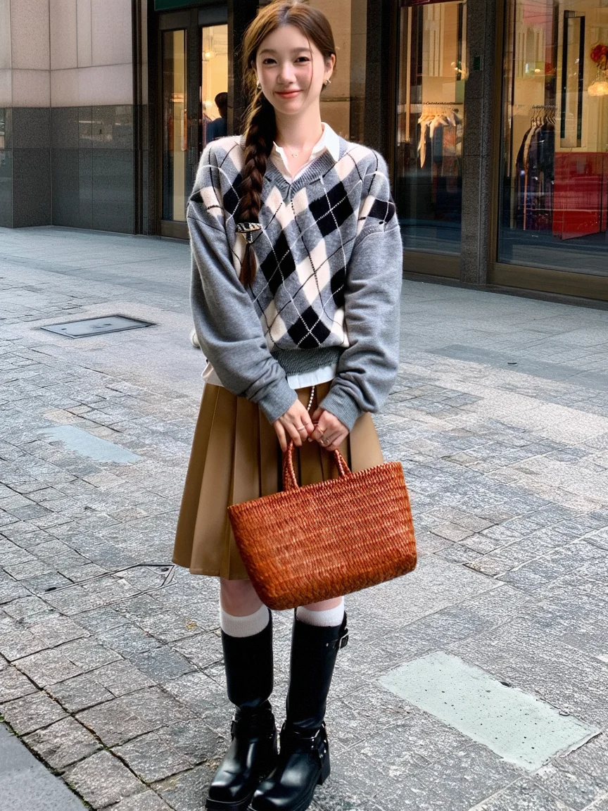 一键解锁春日返校AI穿搭，元气少女非你莫属