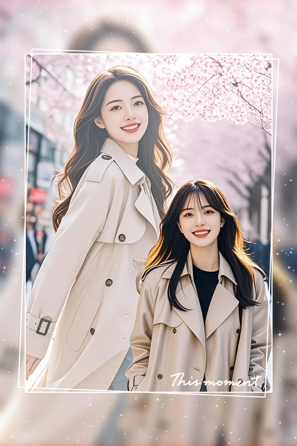 春天的第一套AI街拍