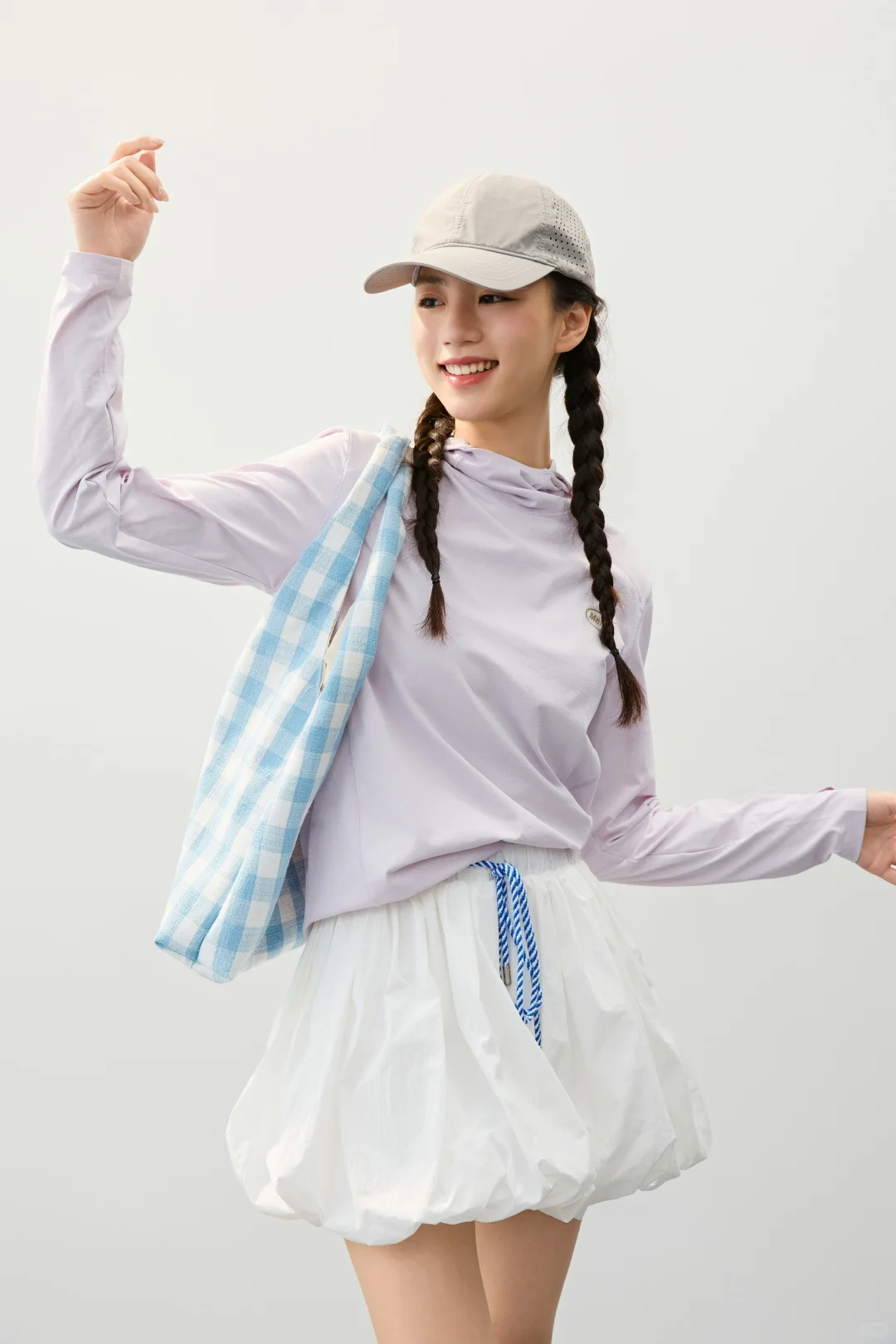 这组甜美系运动风怎么样呢