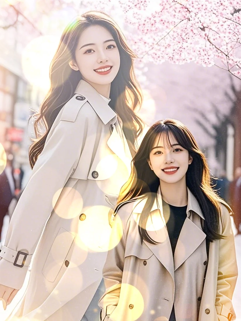 春天的第一套AI街拍